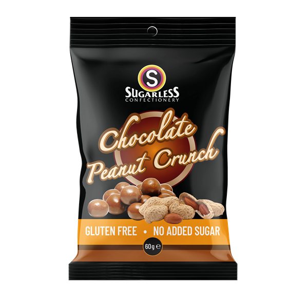 Sugarless Chocolate Peanut Crunch 60 g