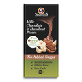 Sugarless Milk Chocolate & Hazelnut Pieces 100 g
