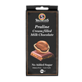 Sugarless Praline Cream Filled &Milk Chocolate 100 g