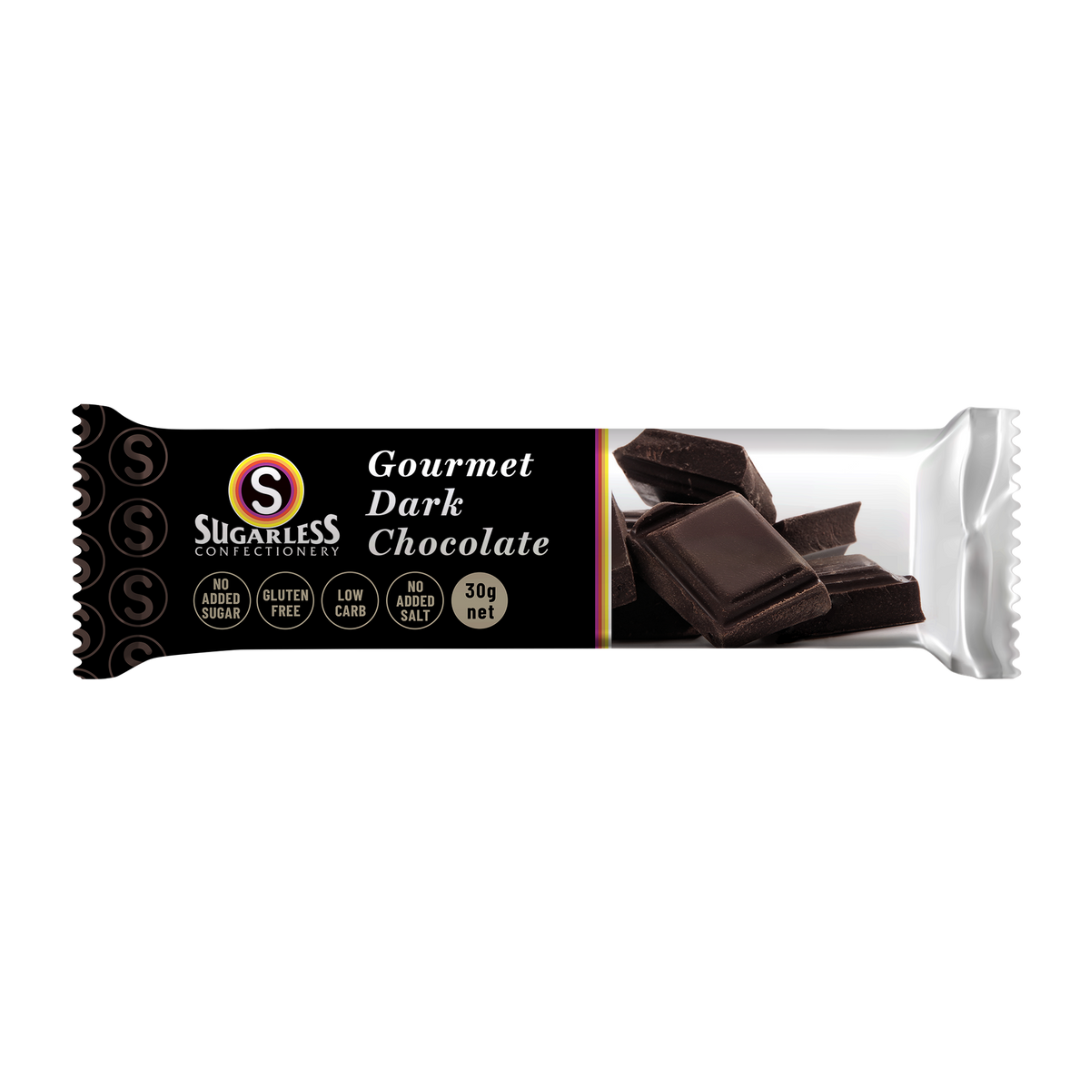 Sugarless dark chocolate 30 g
