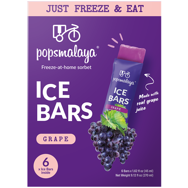 POPSMALAYA ICE BARS GRAPE (6 tubes x 45ml)
