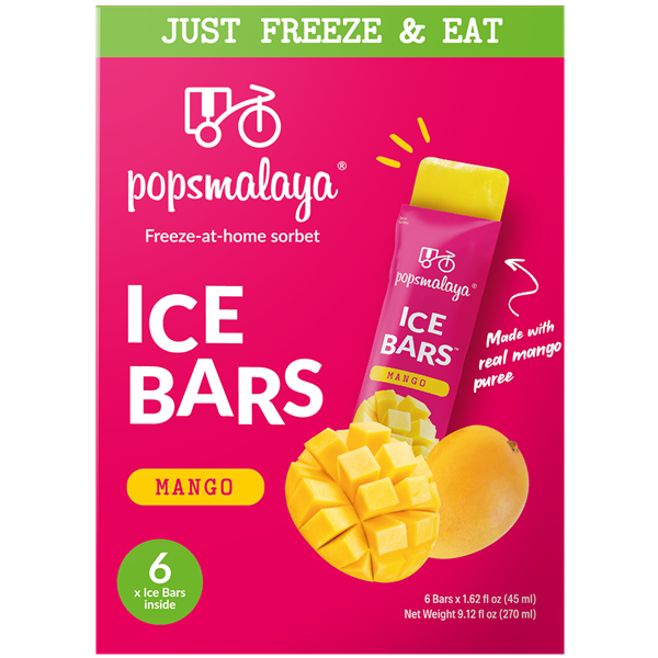 POPSMALAYA ICE BARS MANGO (6 tubes x 45ml)