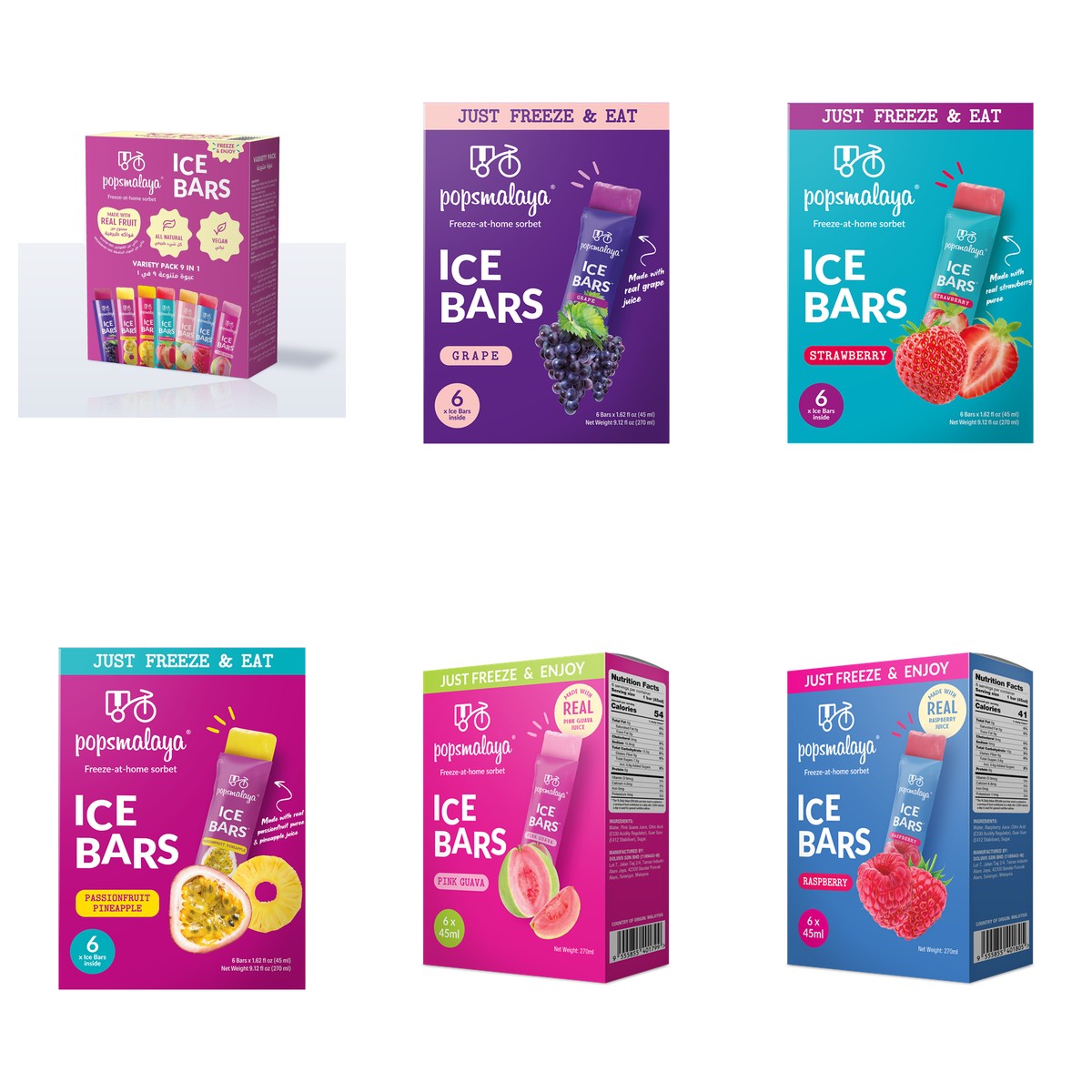 Family Freezer Pack contents
