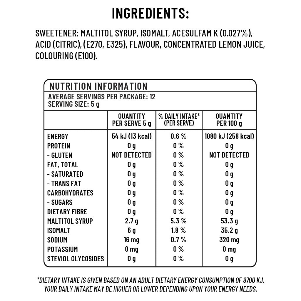 Nutrition Facts — حقائق التغذية