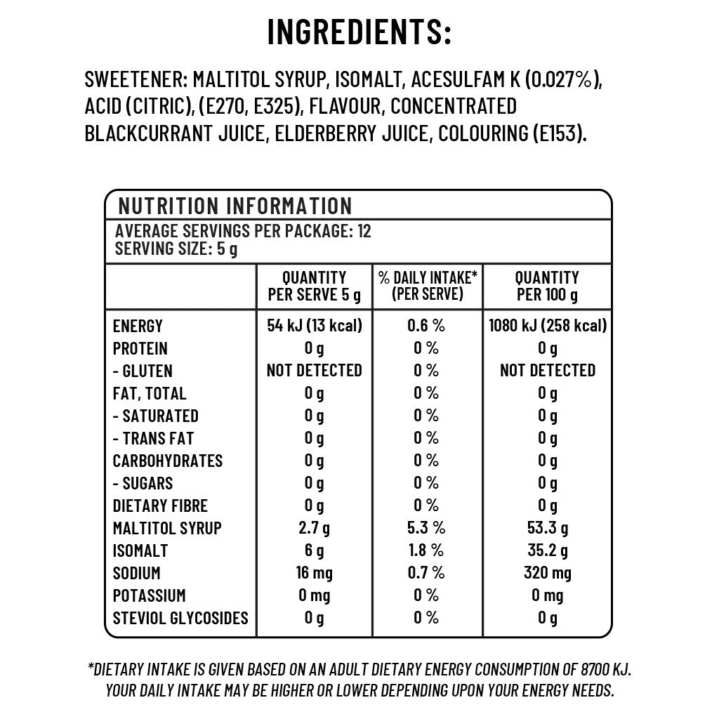Nutrition Facts — حقائق التغذية