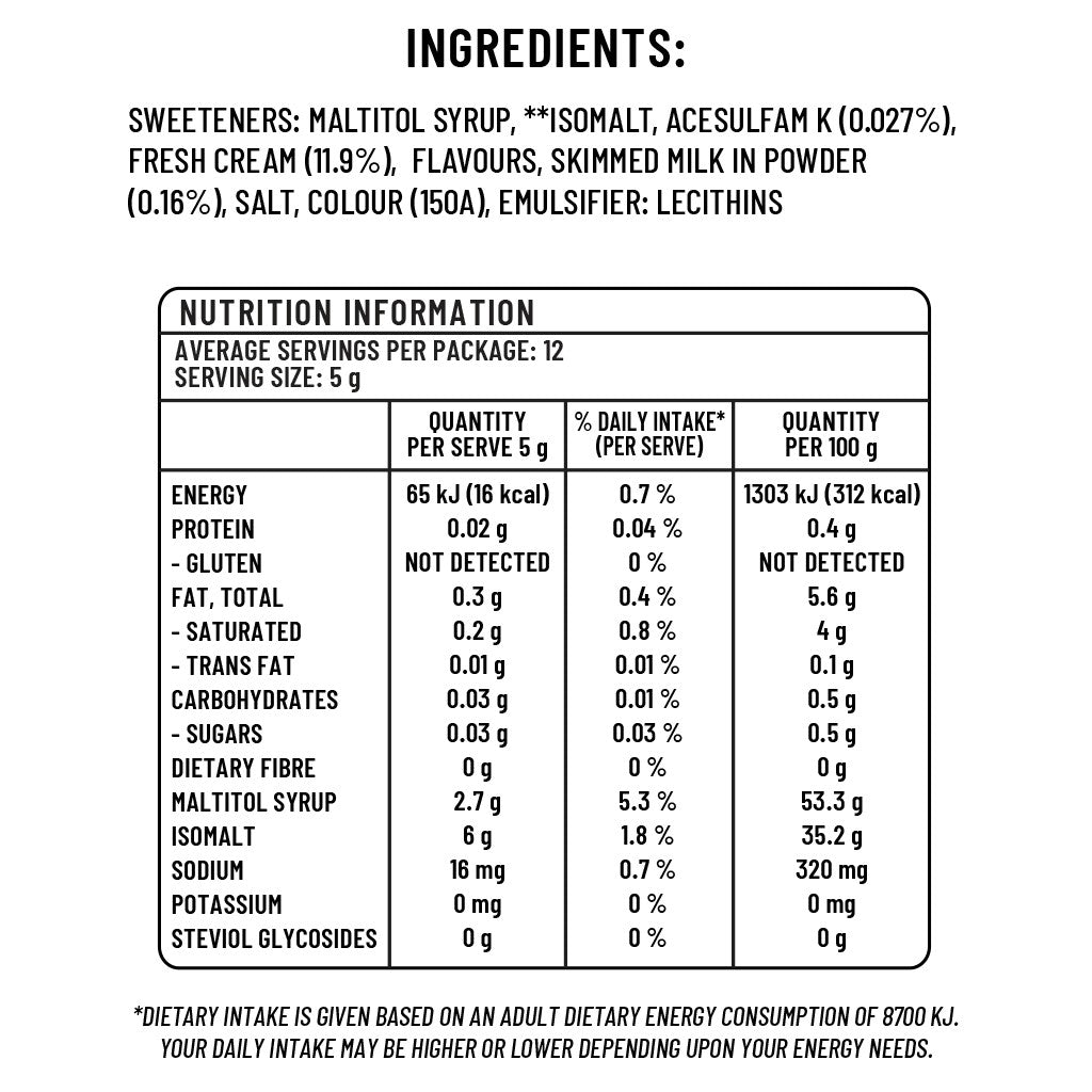 Nutrition Facts — حقائق التغذية