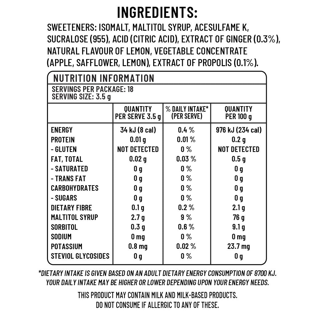 Nutrition Facts — حقائق التغذية