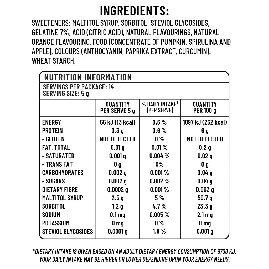 Nutrition Facts — حقائق التغذية