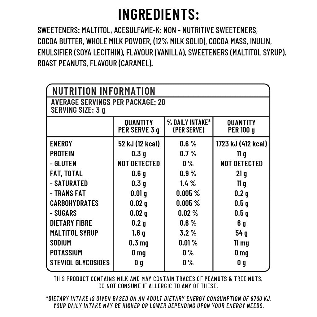 Nutrition Facts — حقائق التغذية