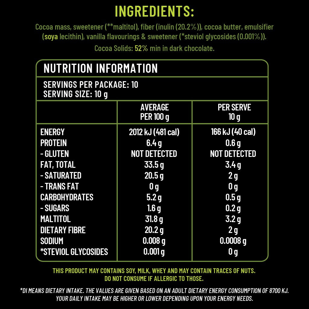 Nutrition Facts — حقائق التغذية