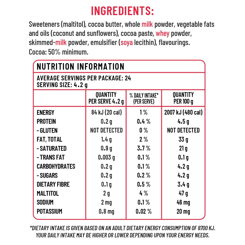 Nutrition Facts — حقائق التغذية