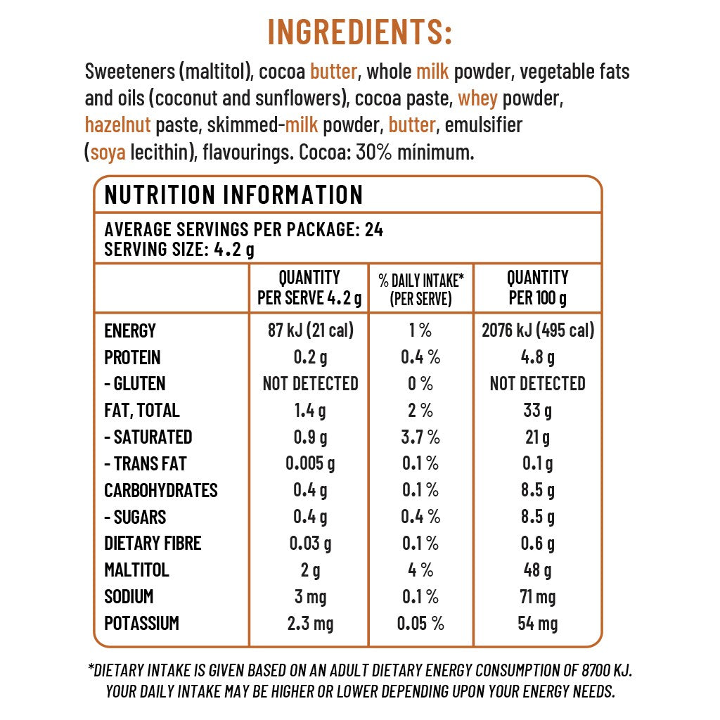 Nutrition Facts — حقائق التغذية