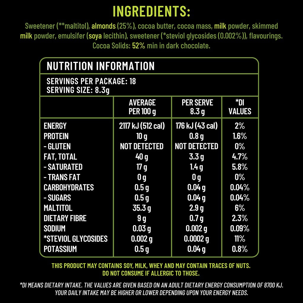 Nutrition Facts — حقائق التغذية