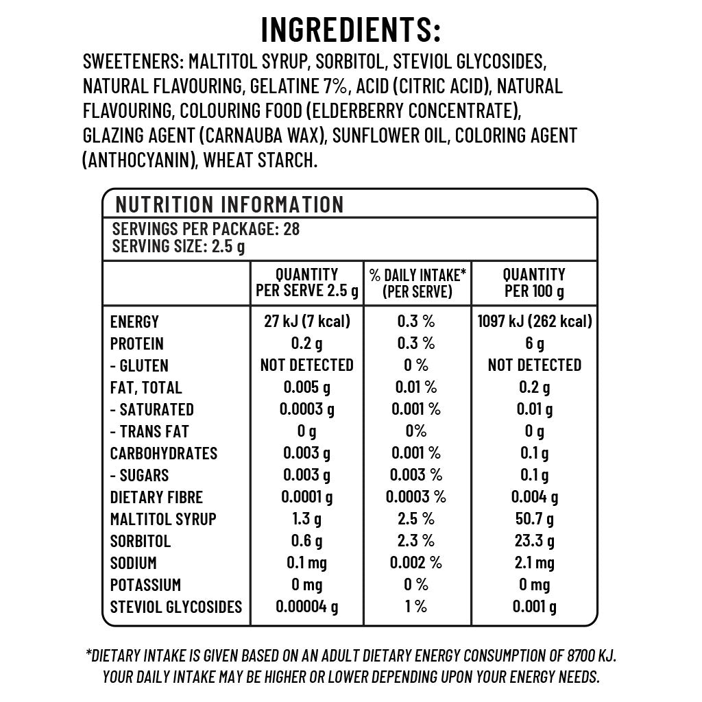 Nutrition Facts — حقائق التغذية