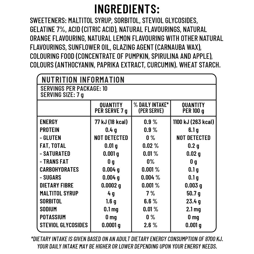 Nutrition Facts — حقائق التغذية