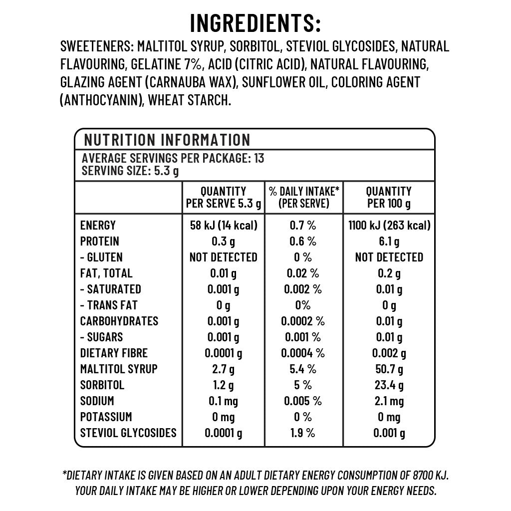 Nutrition Facts — حقائق التغذية