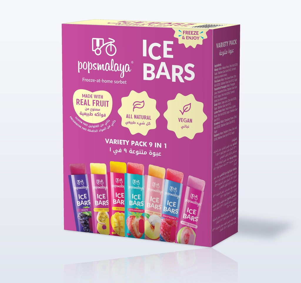 Popsmalaya Ice Bars Variety Pack 9-in-1